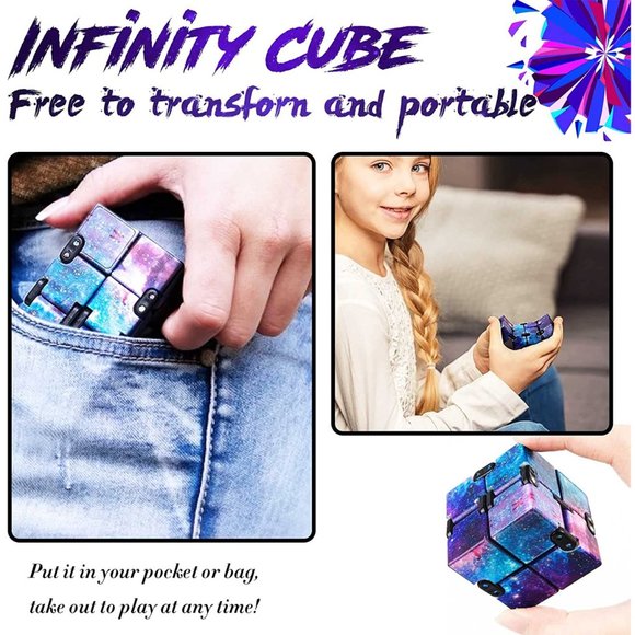 Infinity Cube Fidget Toys For Kids Assorted - Picture 5 of 5